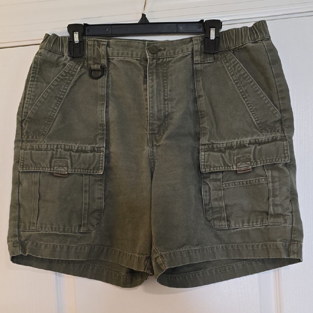 Columbia Green Cargo Shorts